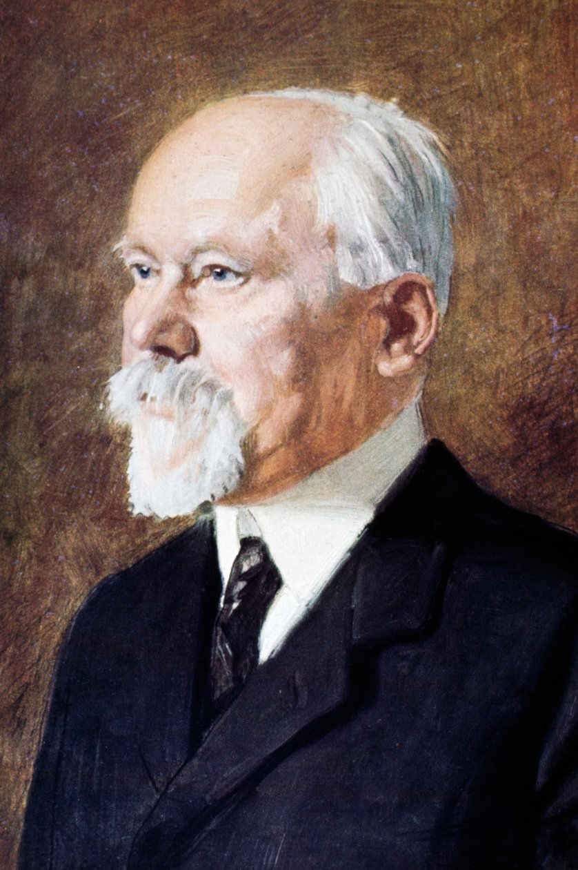 Portret van Raymond Poincare (Bar-le-Duc) door Marcel Andre Baschet