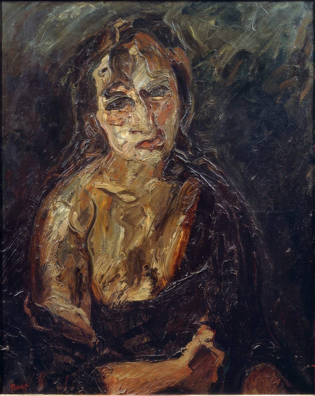 Droevig portret door Marcel Poncet