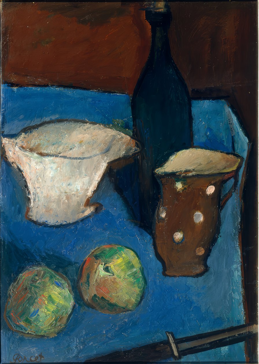 Het blauwe tafelkleed door Marcel Poncet