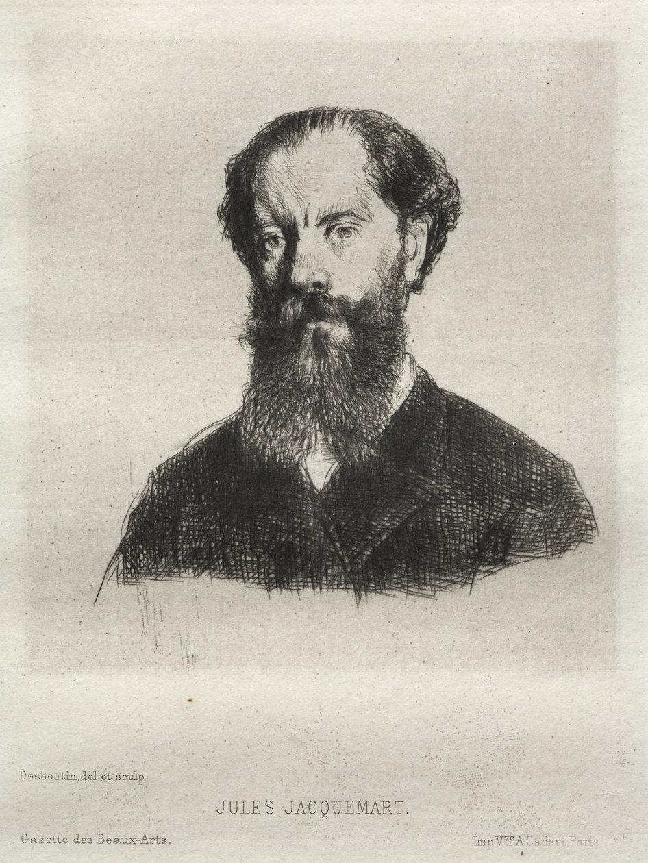 Jules Jacquemart door Marcellin Gilbert Desboutin