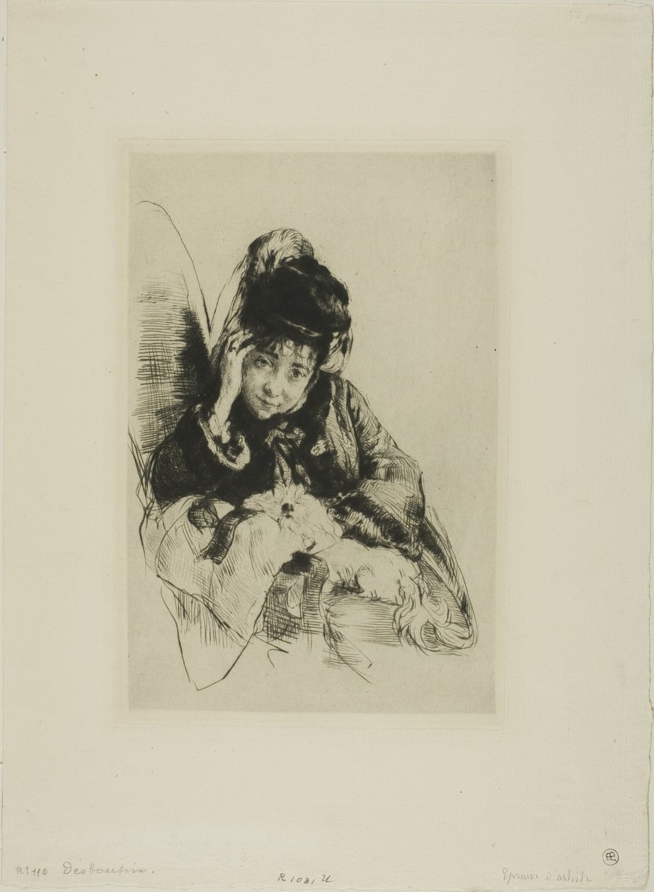 Mevrouw Desboutin door Marcellin Gilbert Desboutin