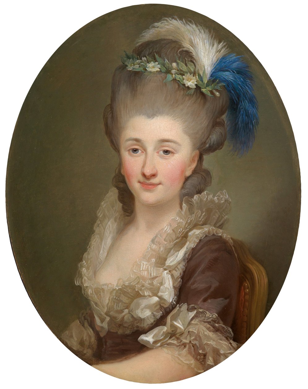 Portret van gravin Konstancja Tyszkiewicz, geboren prinses Poniatowska door Marcello Bacciarelli