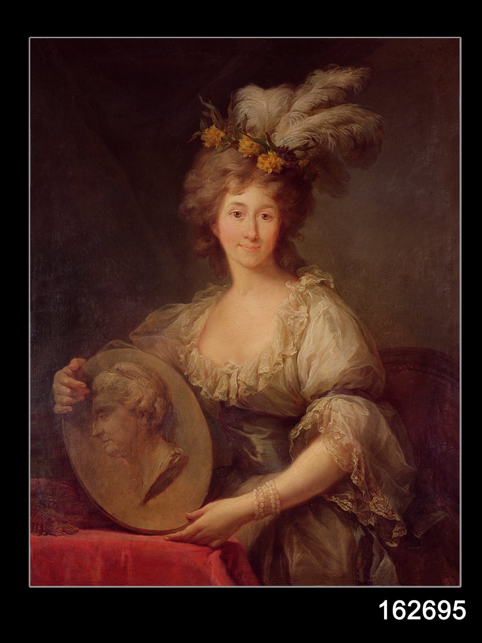 Portret van Anne Biron (1750-1850) Prinses van Koerland, c.1795 door Marcello Bacciarelli