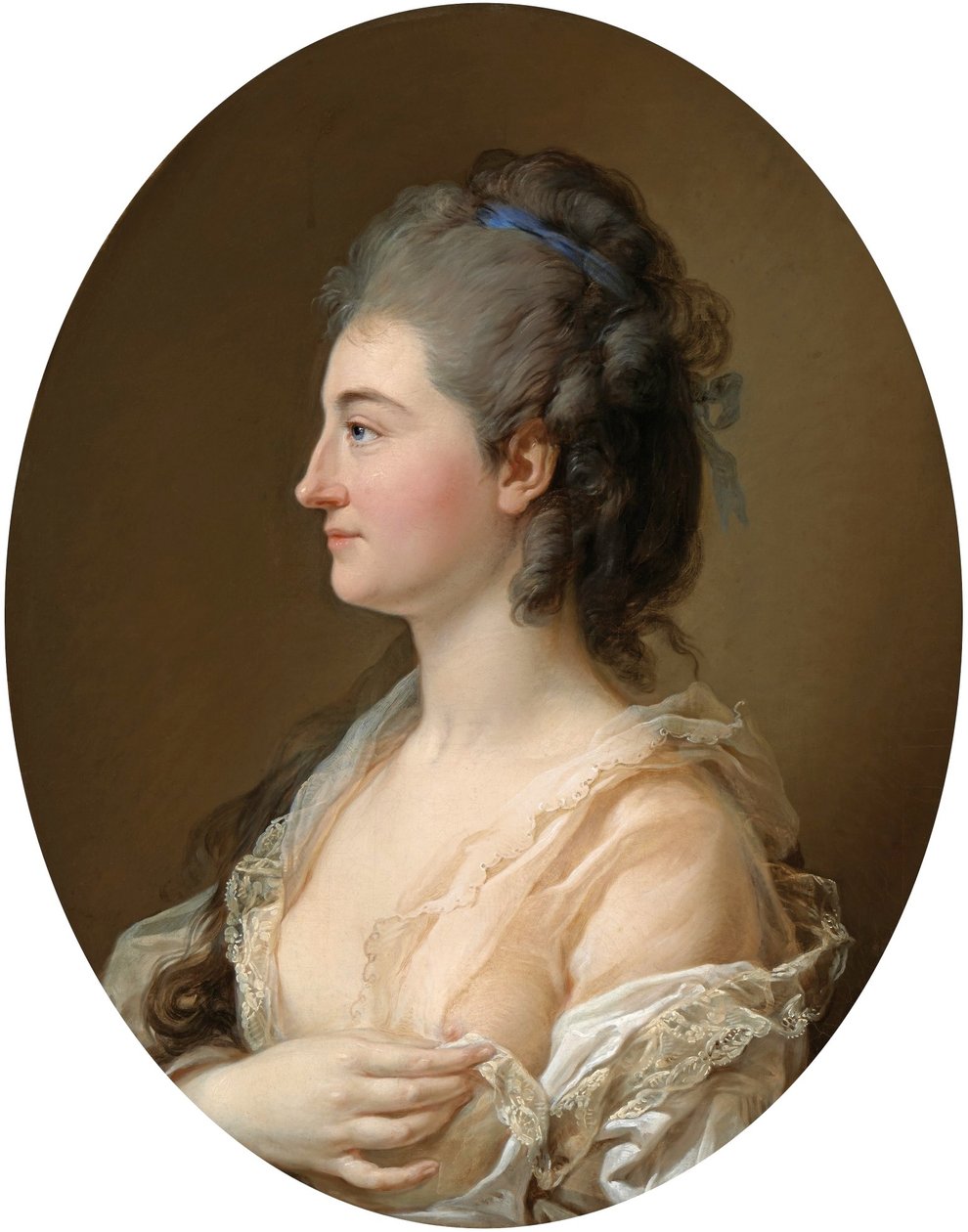 Portret van Catherina Gattai Tomatis (Thomatis). door Marcello Bacciarelli
