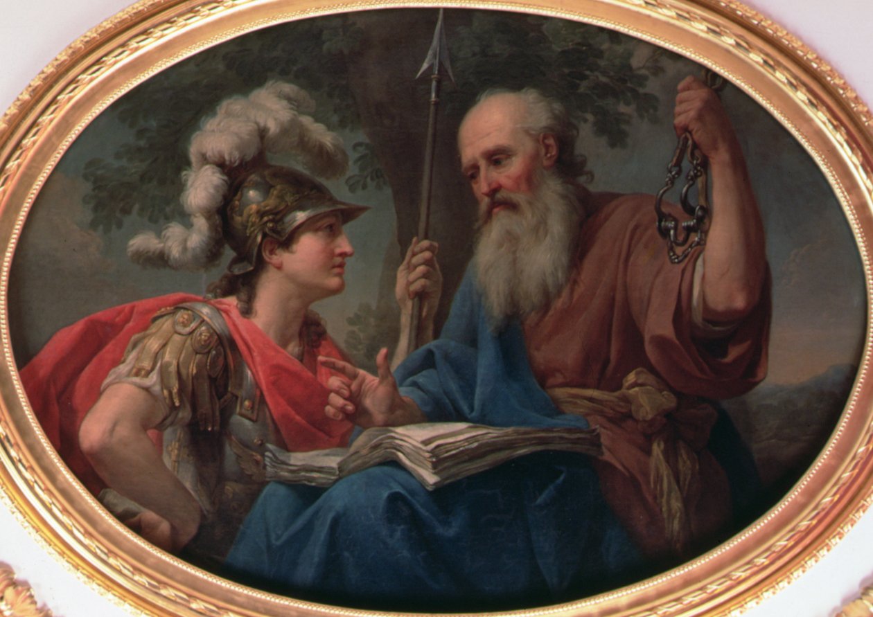 Wijsheid, c.1777 door Marcello Bacciarelli