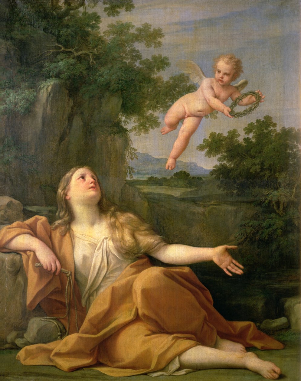 Boetvaardige Maria Magdalena, 1700-05 door Marcantonio Franceschini