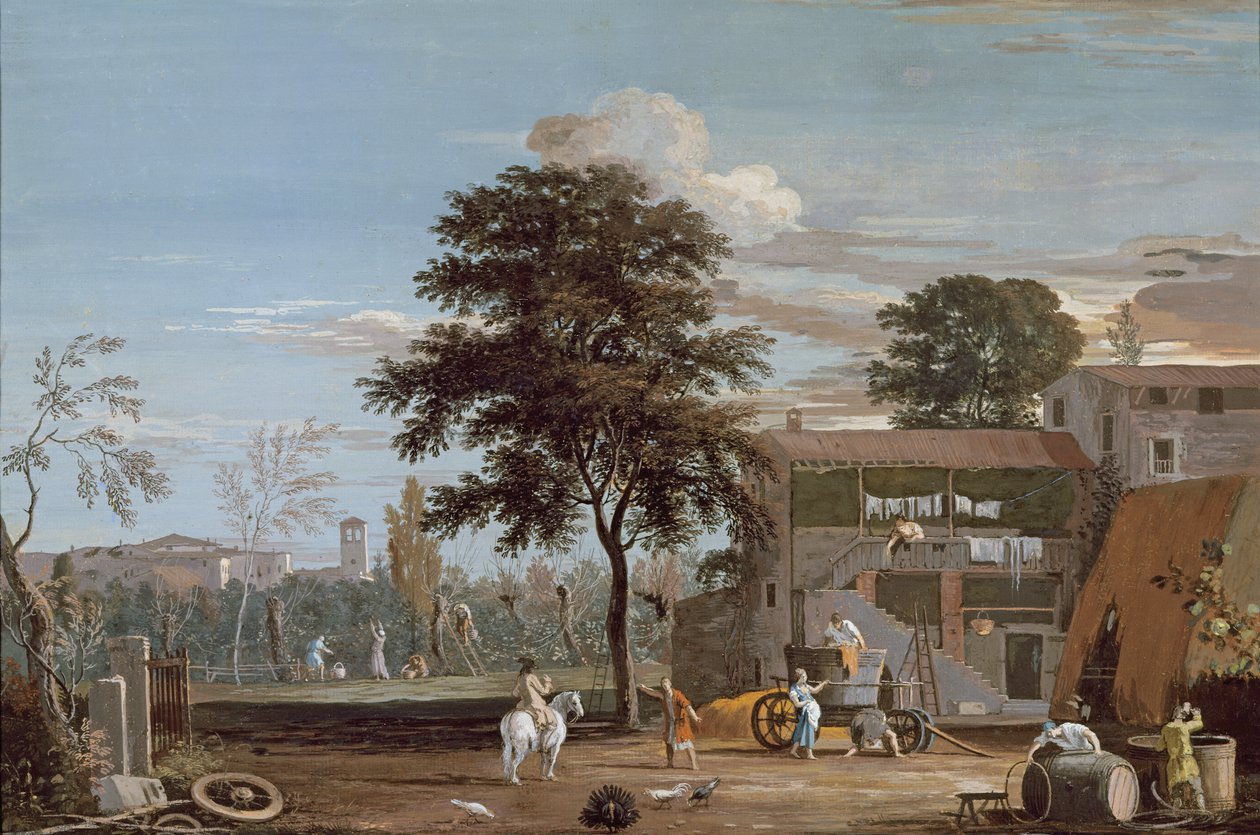 Een Boerderij in de Veneto door Marco Ricci