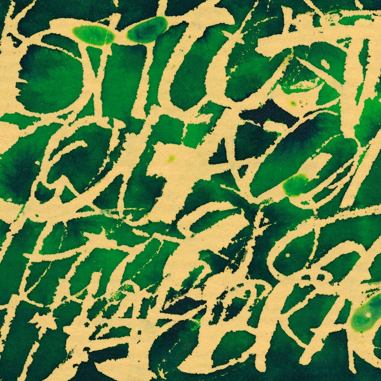 Groen schrift, 2002 (gemengde techniek) door Marco Campedelli