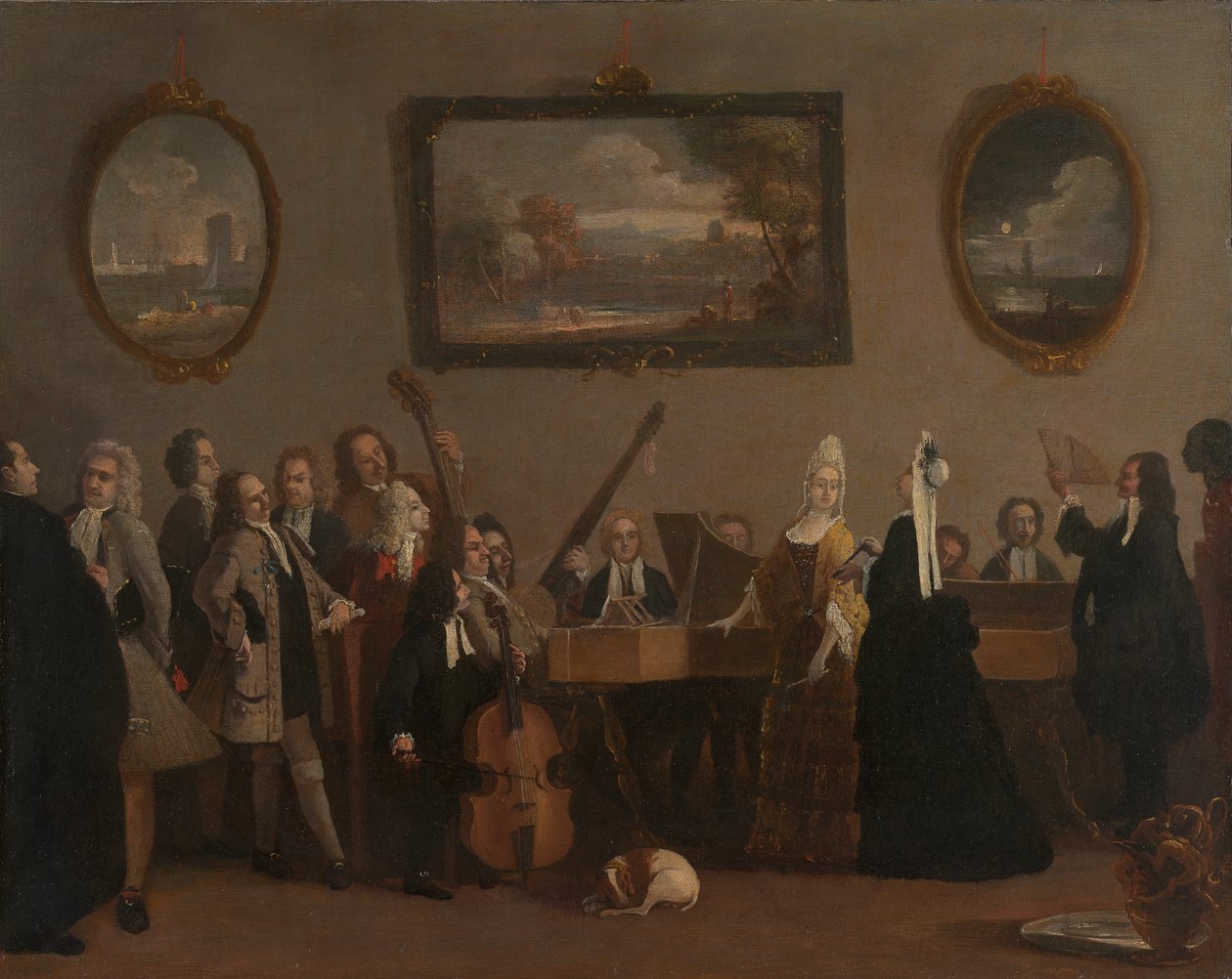 Repetitie van een Opera door Marco Ricci