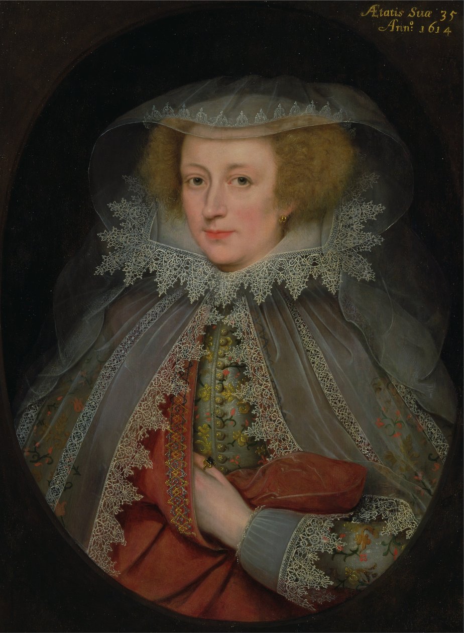 Catherine Killigrew, Lady Jermyn door Marcus Gheeraerts the Younger