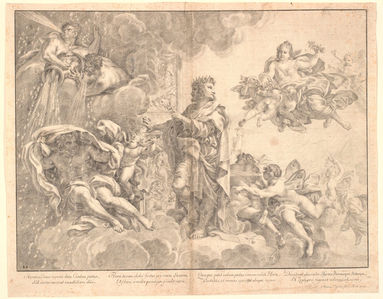 Janus opent de poorten van het jaar door Marcus Tuscher