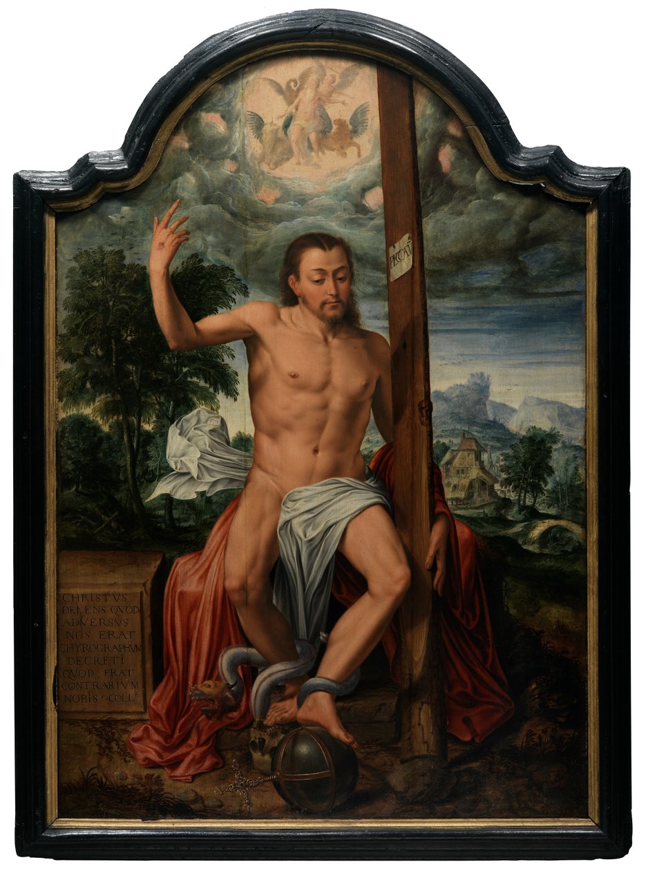 Triomferende Christus door Marcus the Elder Gheeraerts