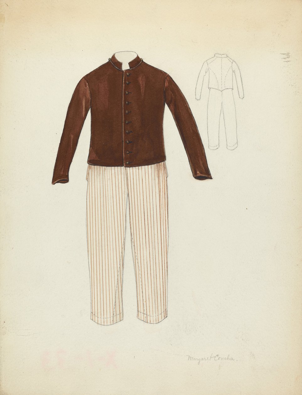 Broek en Jas door Margaret Concha