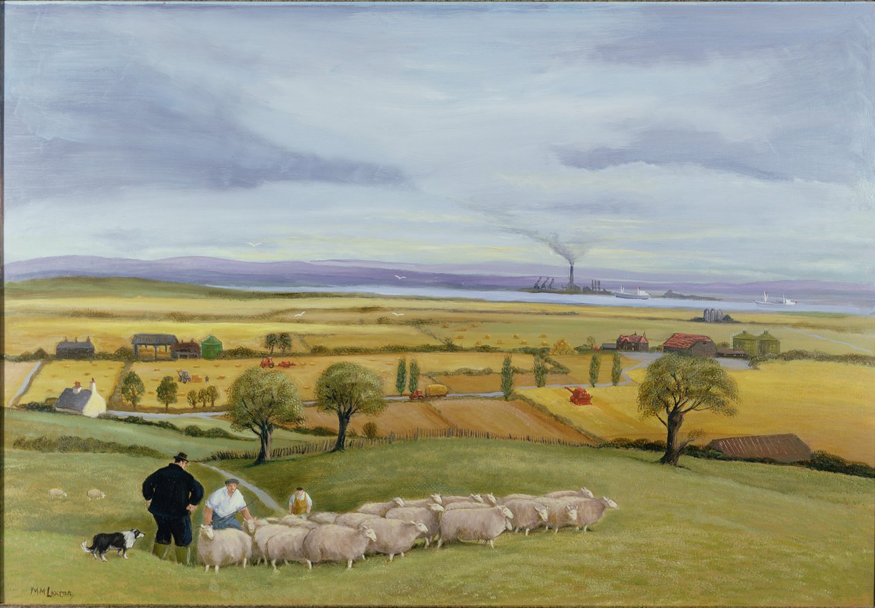 Schaapsherder, Isle of Sheppey door Margaret Loxton
