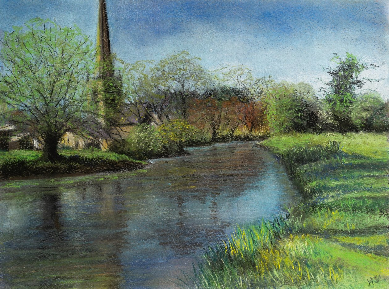 Burford kerk, Cotswolds, 2020 door Margo Starkey