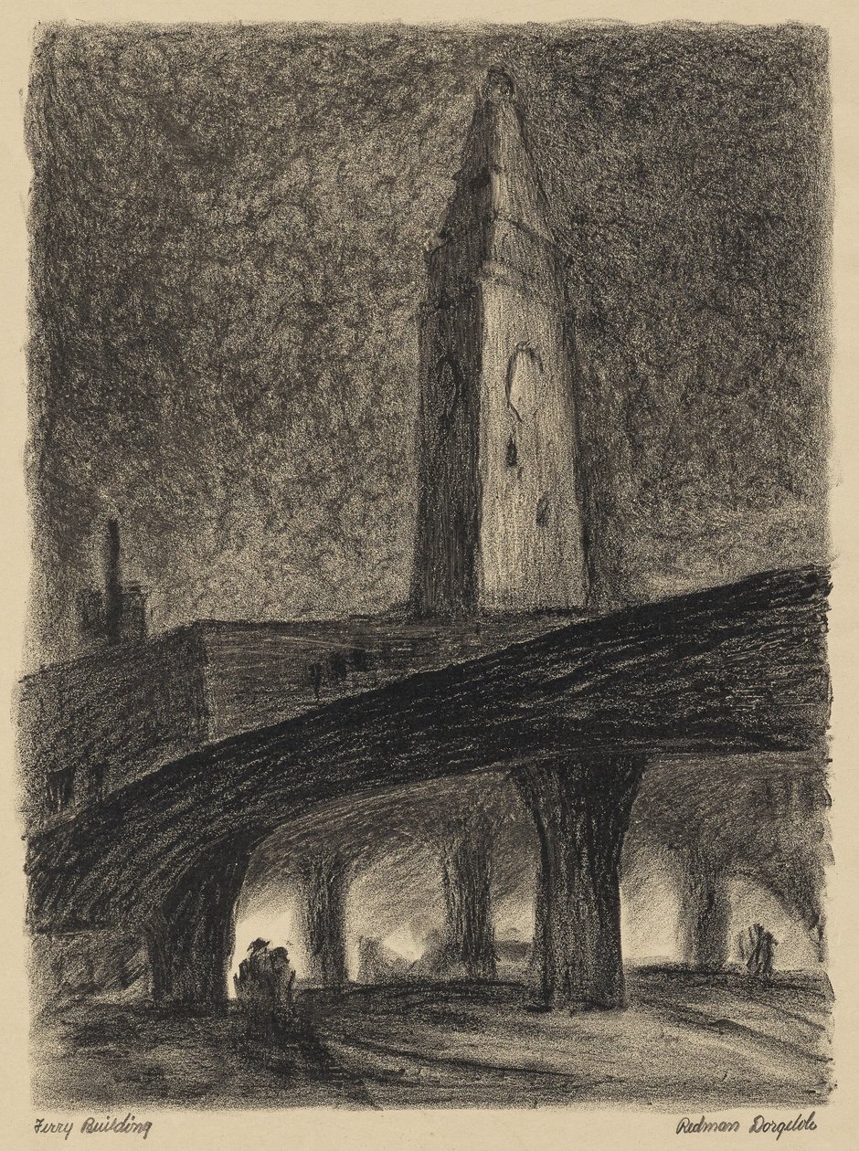 Veerbootgebouw door Marguerite Redman Dorgeloh