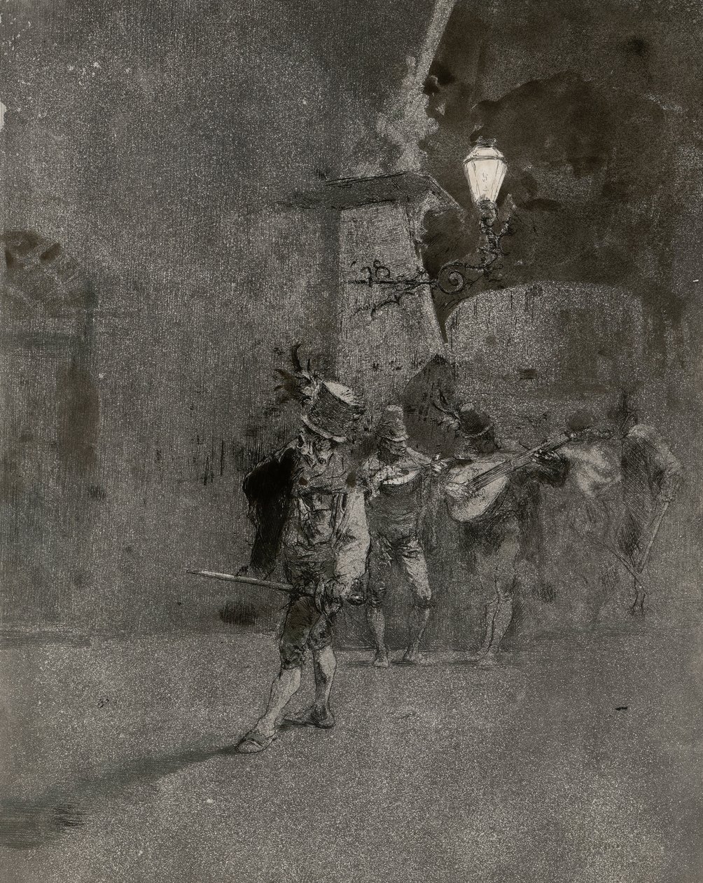 Nachtwacht door Marià Fortuny