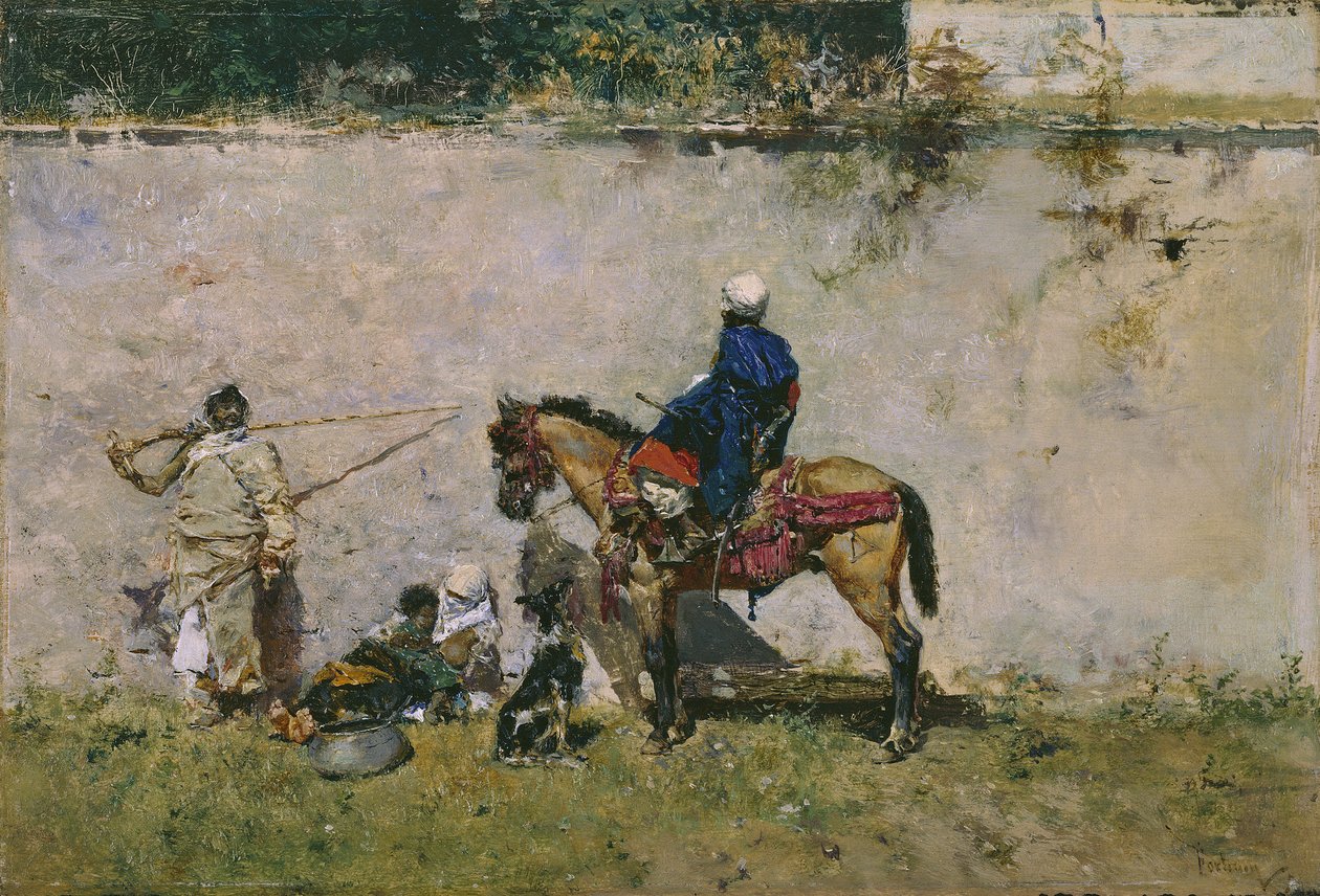 De Marokkanen door Marià Fortuny