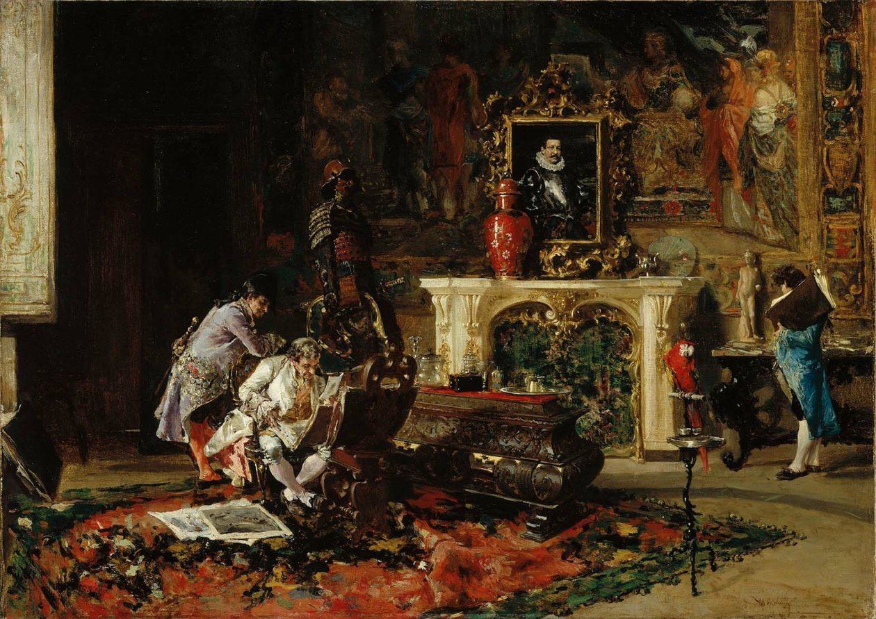 Oudheidkundigen door Marià Fortuny Marsal