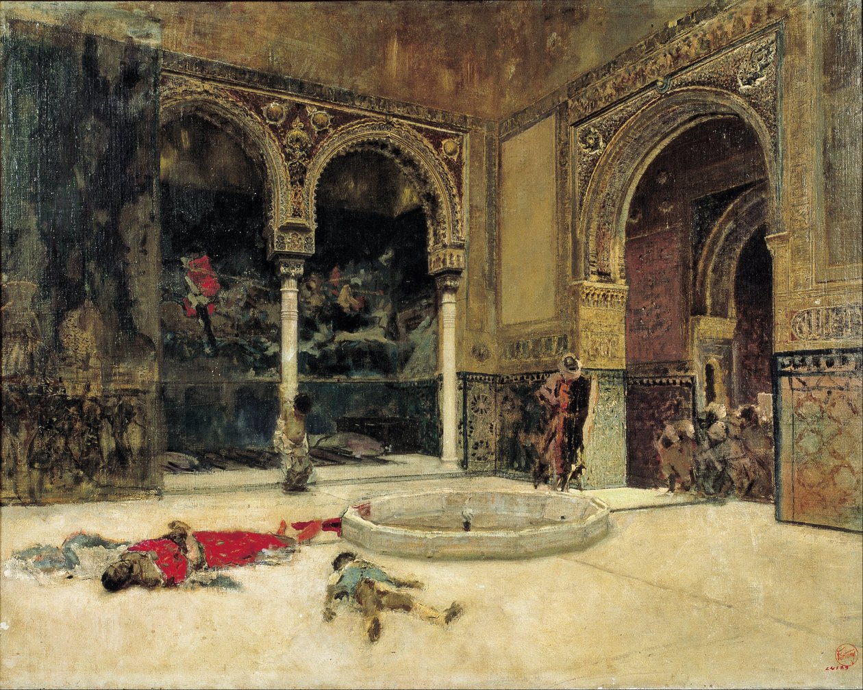 De slachting van de Abencerrajes door Marià Fortuny Marsal