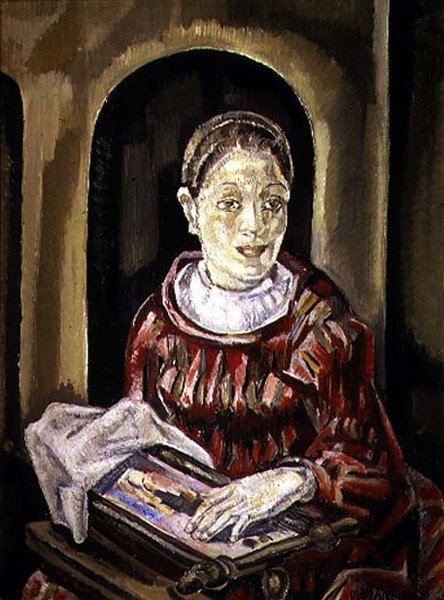 De Naaister door Maria Blanchard