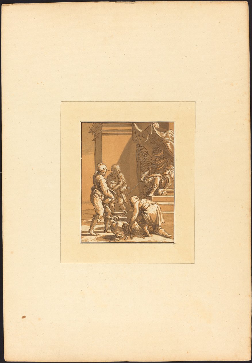 Romeins Offer door Maria Catharina Prestel after Abraham Bloemaert