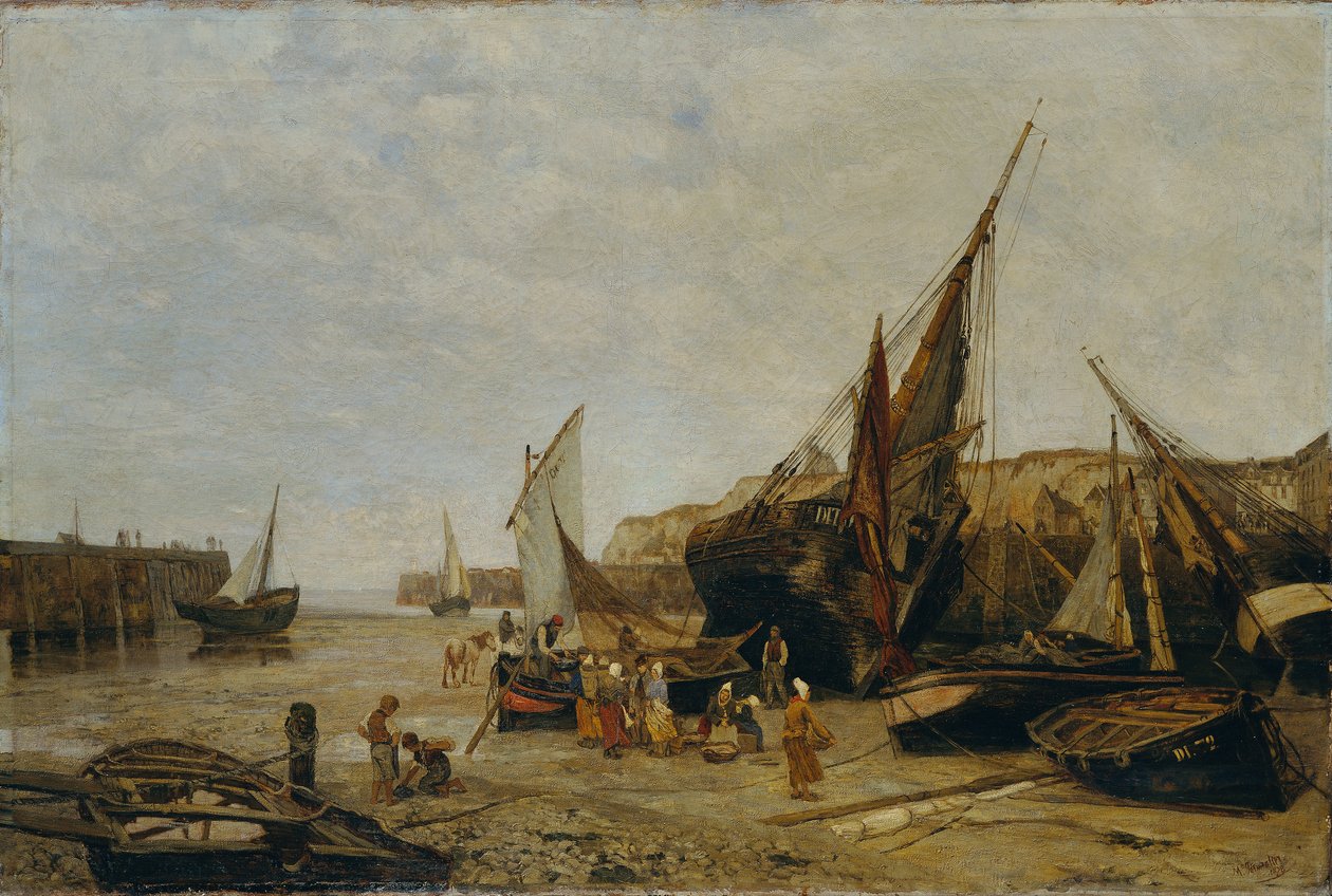 De haven van Dieppe door Maria von Parmentier