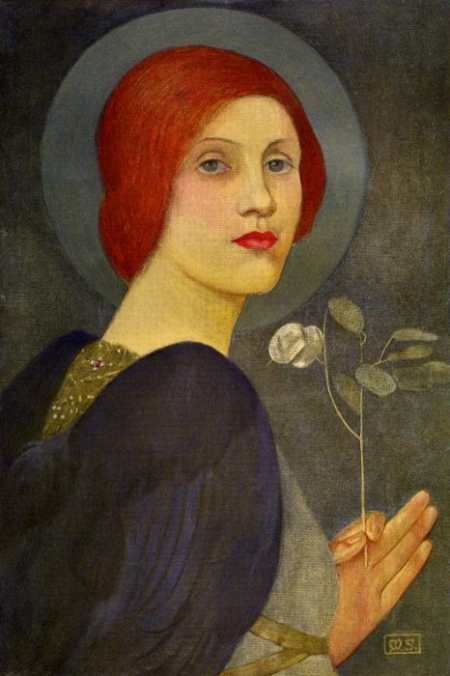 Een engel door Marianne Stokes