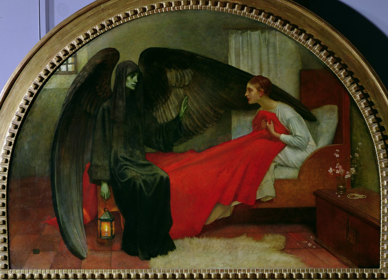 Het Meisje en de Dood, ca. 1900 door Marianne Stokes