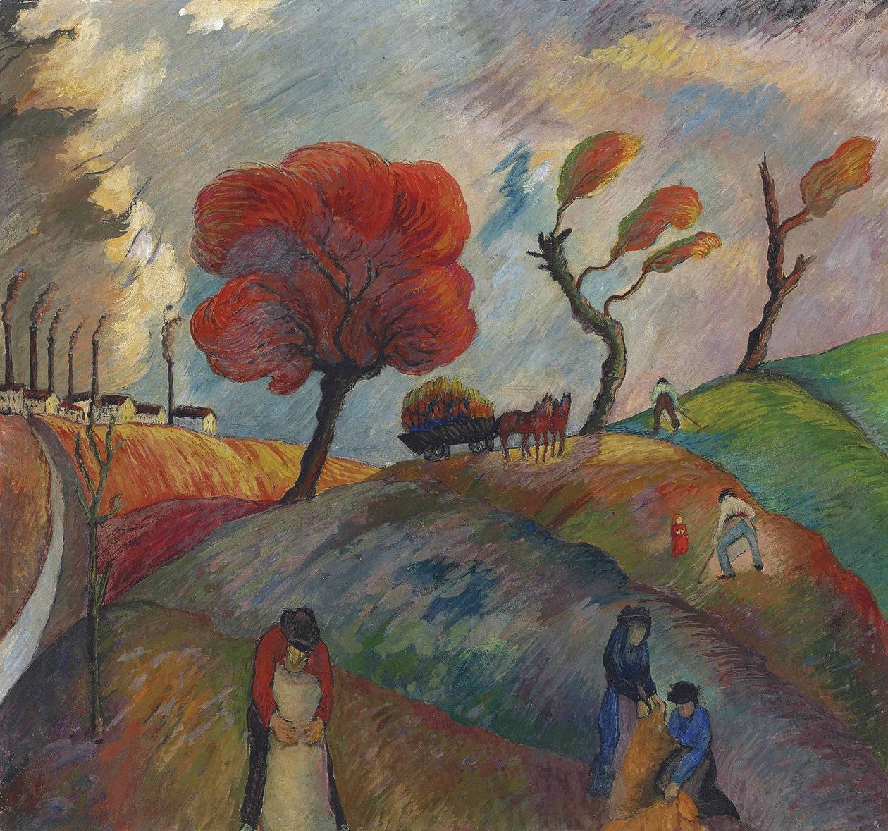 Mierenhoop, ca. 1916 door Marianne von Werefkin