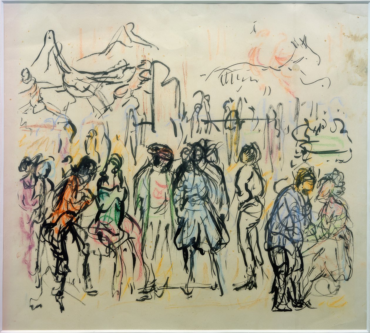 Carnavalscène door Marianne von Werefkin