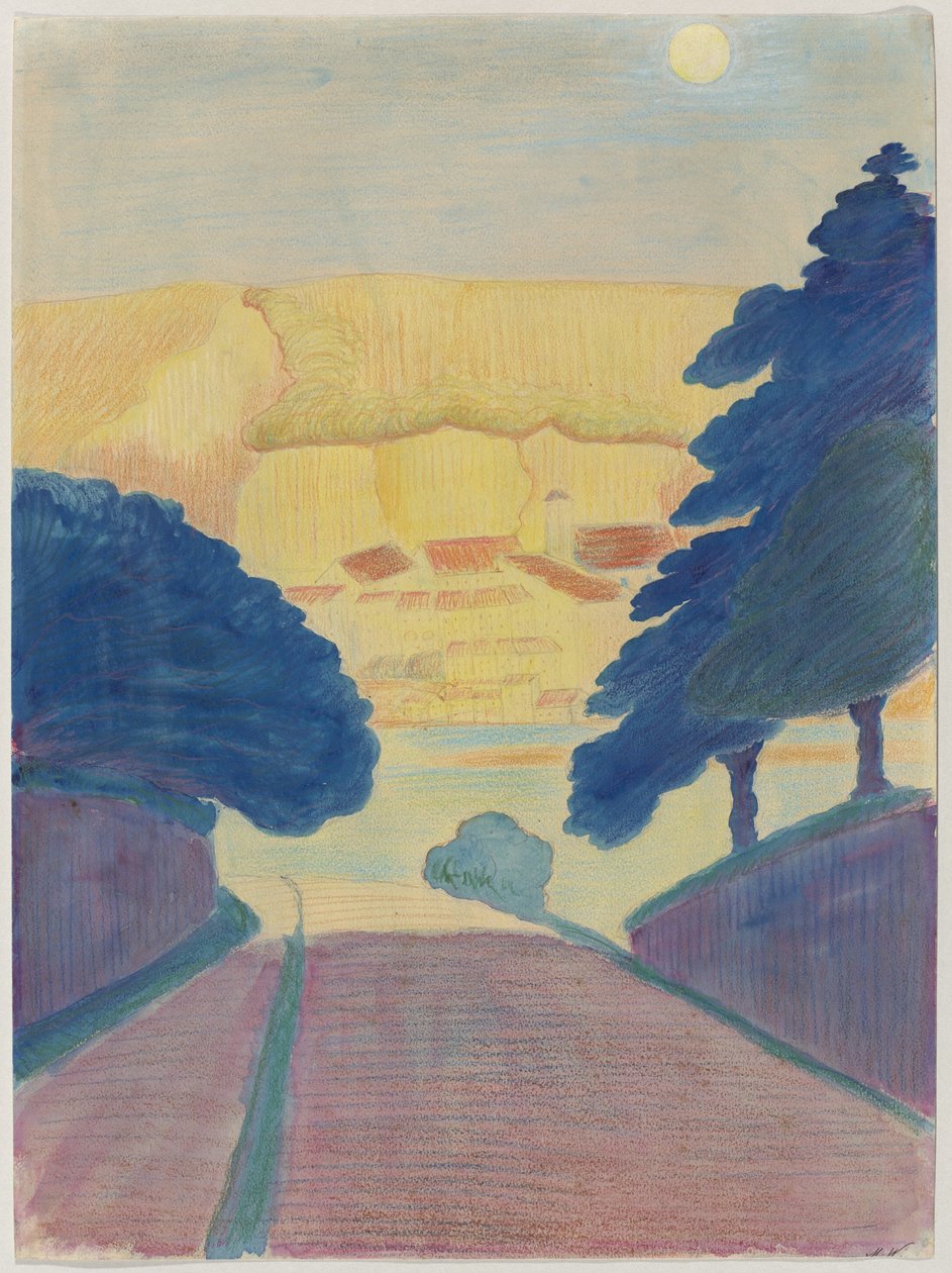 Waterburcht door Marianne von Werefkin