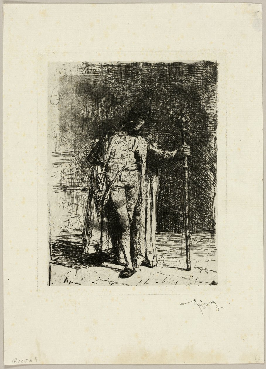 Een ceremoniemeester door Mariano Fortuny y Marsal