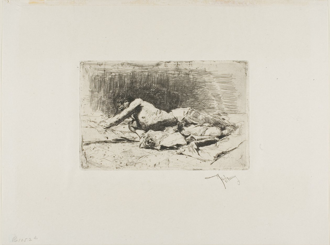 Man Rolling door Mariano Fortuny y Marsal