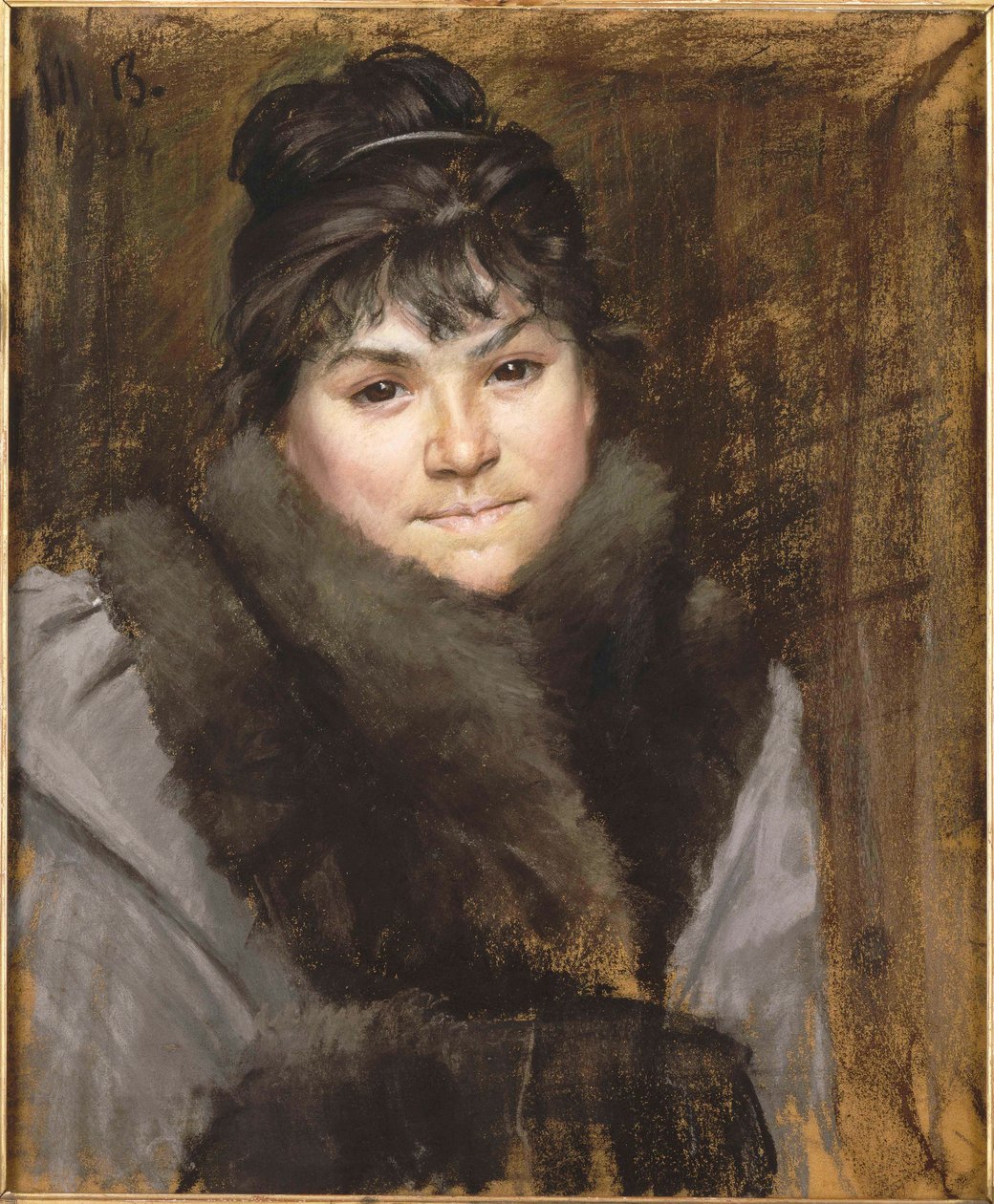 Portret van mevrouw X door Marie Bashkirtseff