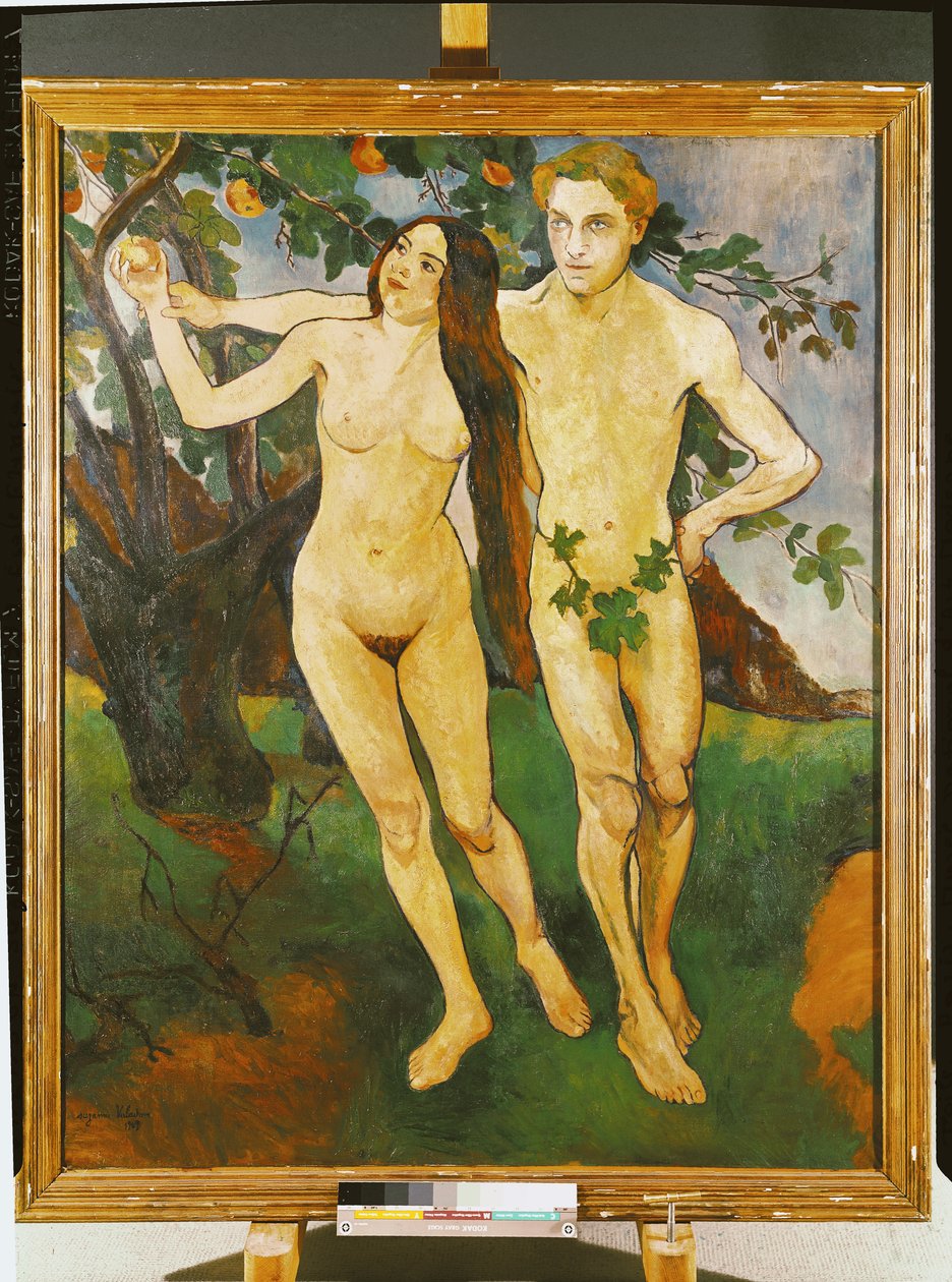 Adam en Eva, 1909 door Marie Clementine (Suzanne) Valadon
