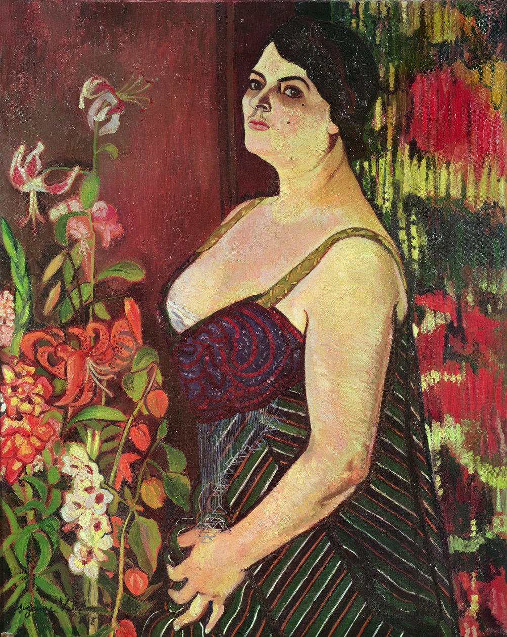 Portret van Madame Coquiot, 1918 door Marie Clementine (Suzanne) Valadon
