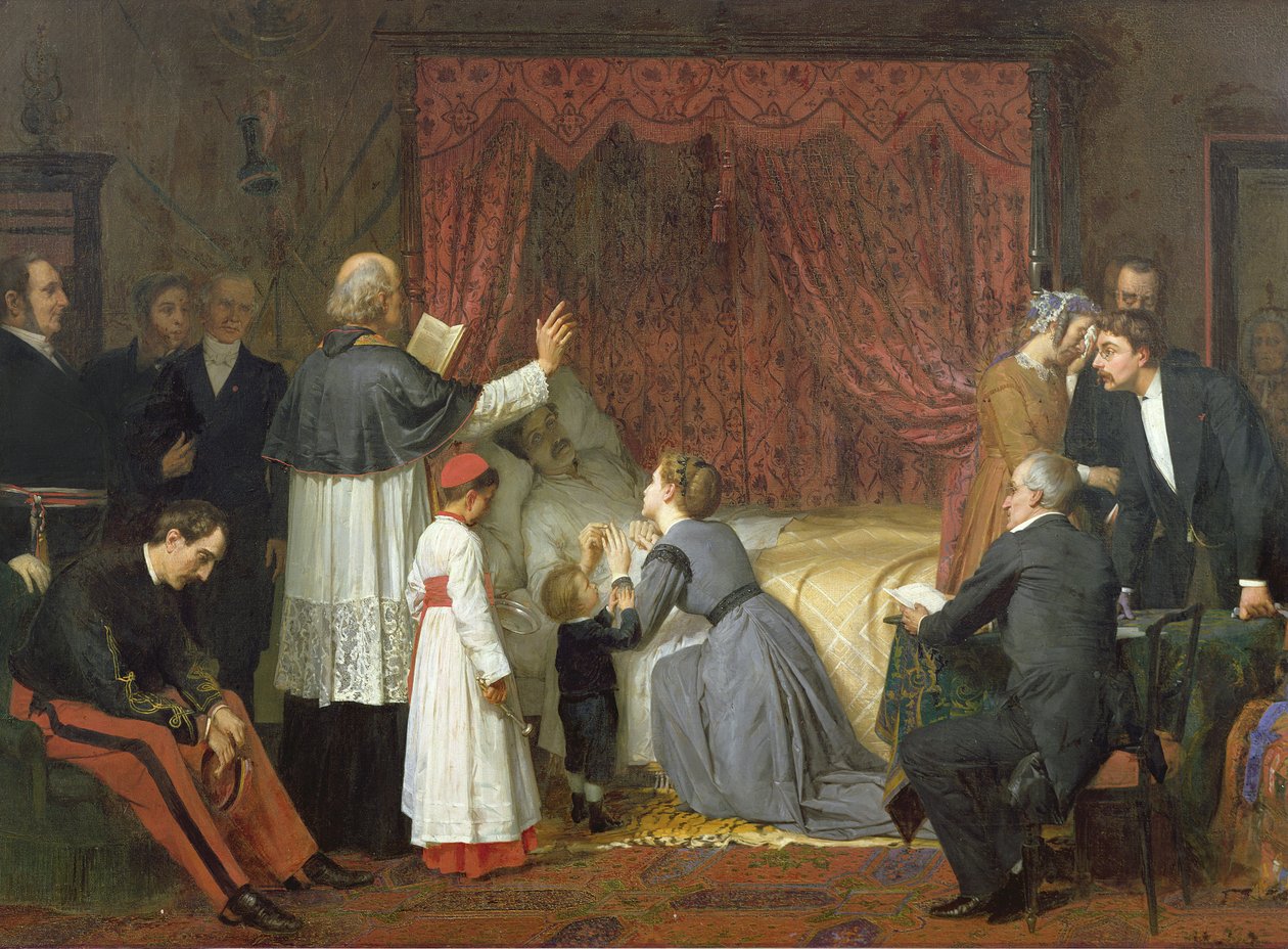 Huwelijk in extremis door Marie Francois Firmin Girard