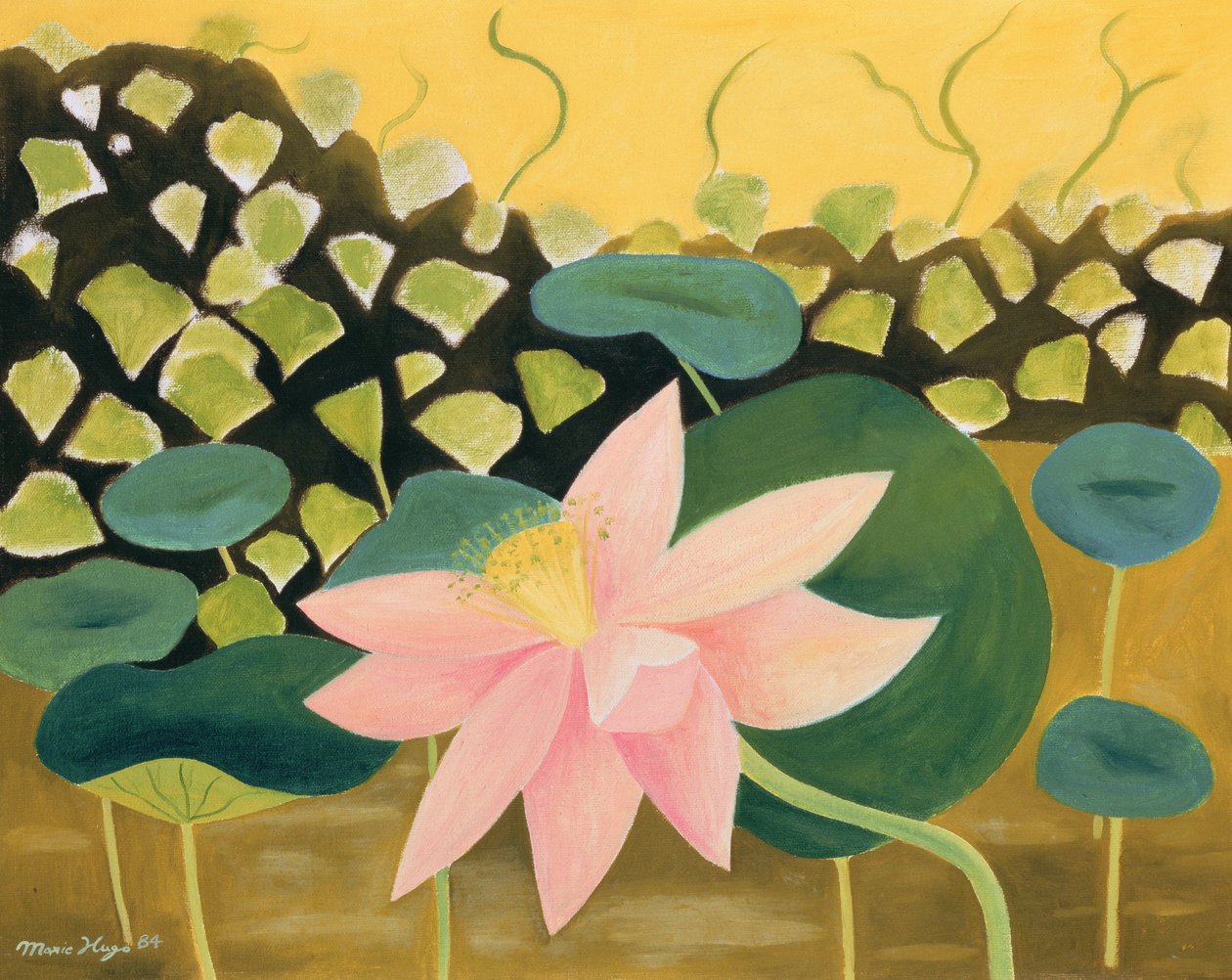 Lotusbloem door Marie Hugo