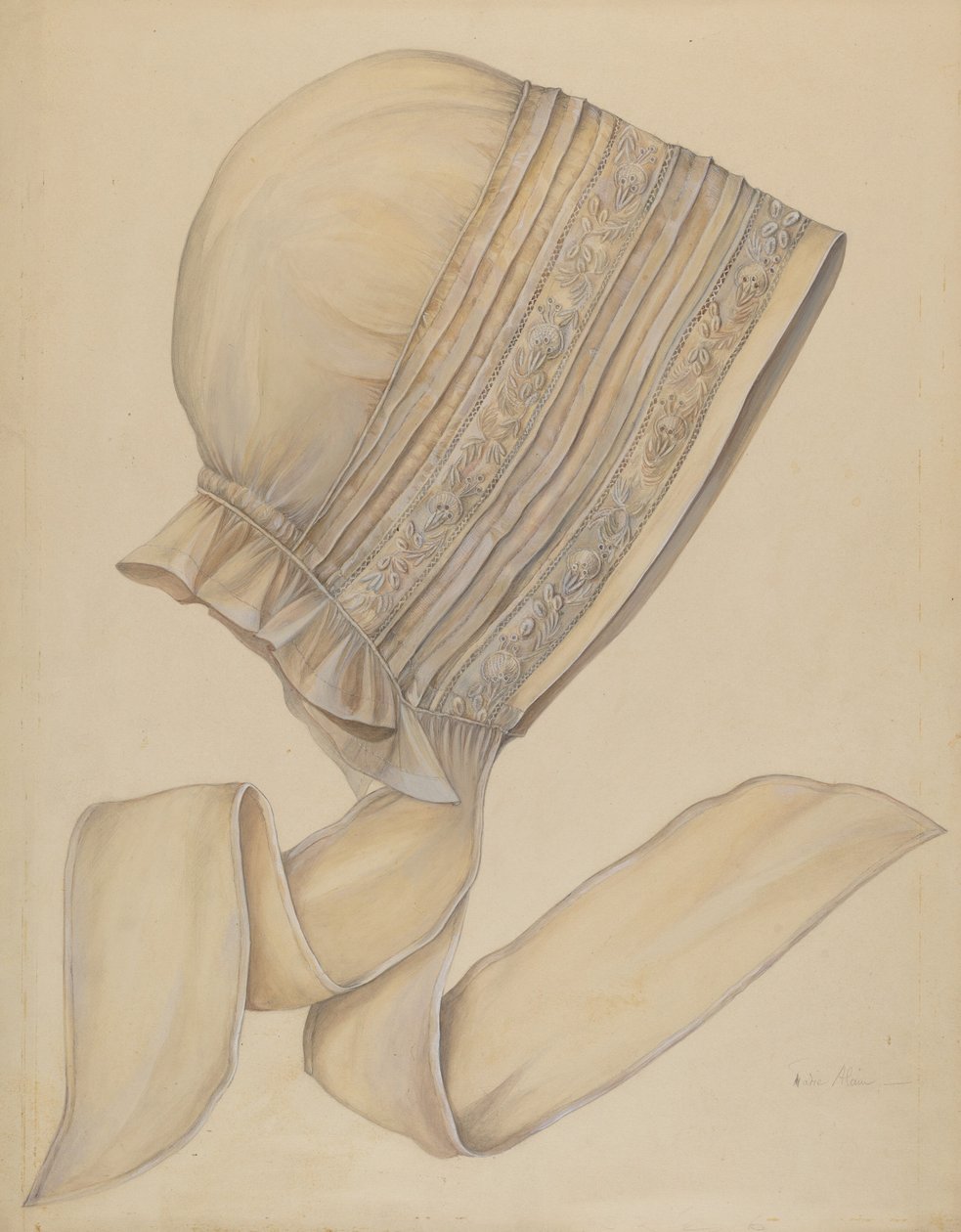 Nachtmuts, c. 1939 door Marie Alain