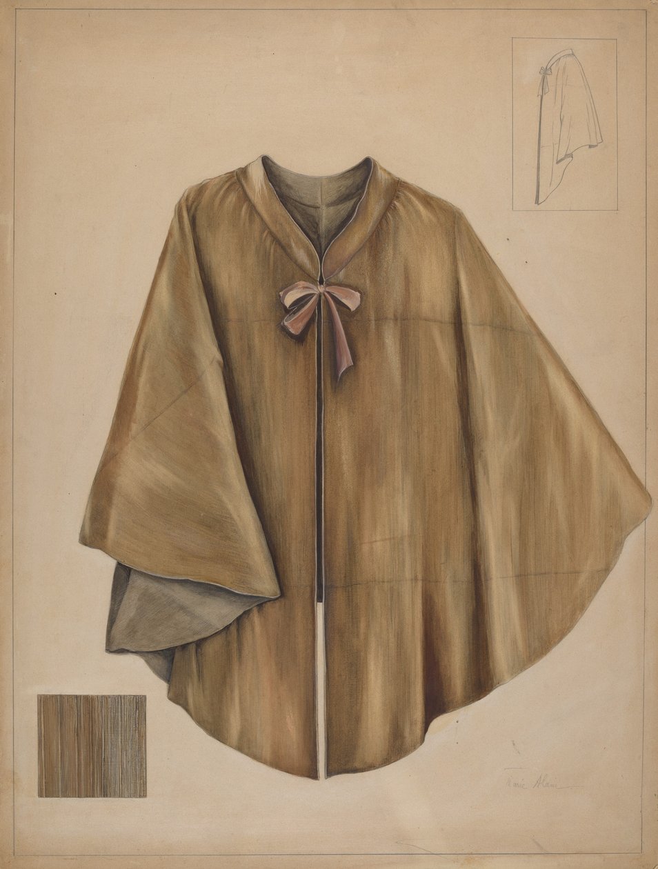 Quaker Cape, ca. 1937 door Marie Alain