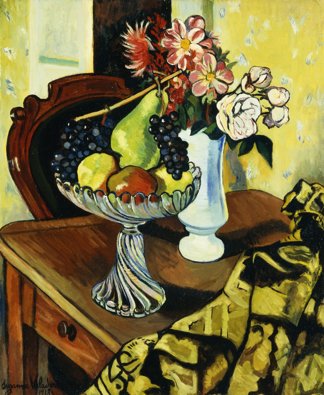 Stilleven met Fruitschaal, 1918 door Marie Clementine Valadon