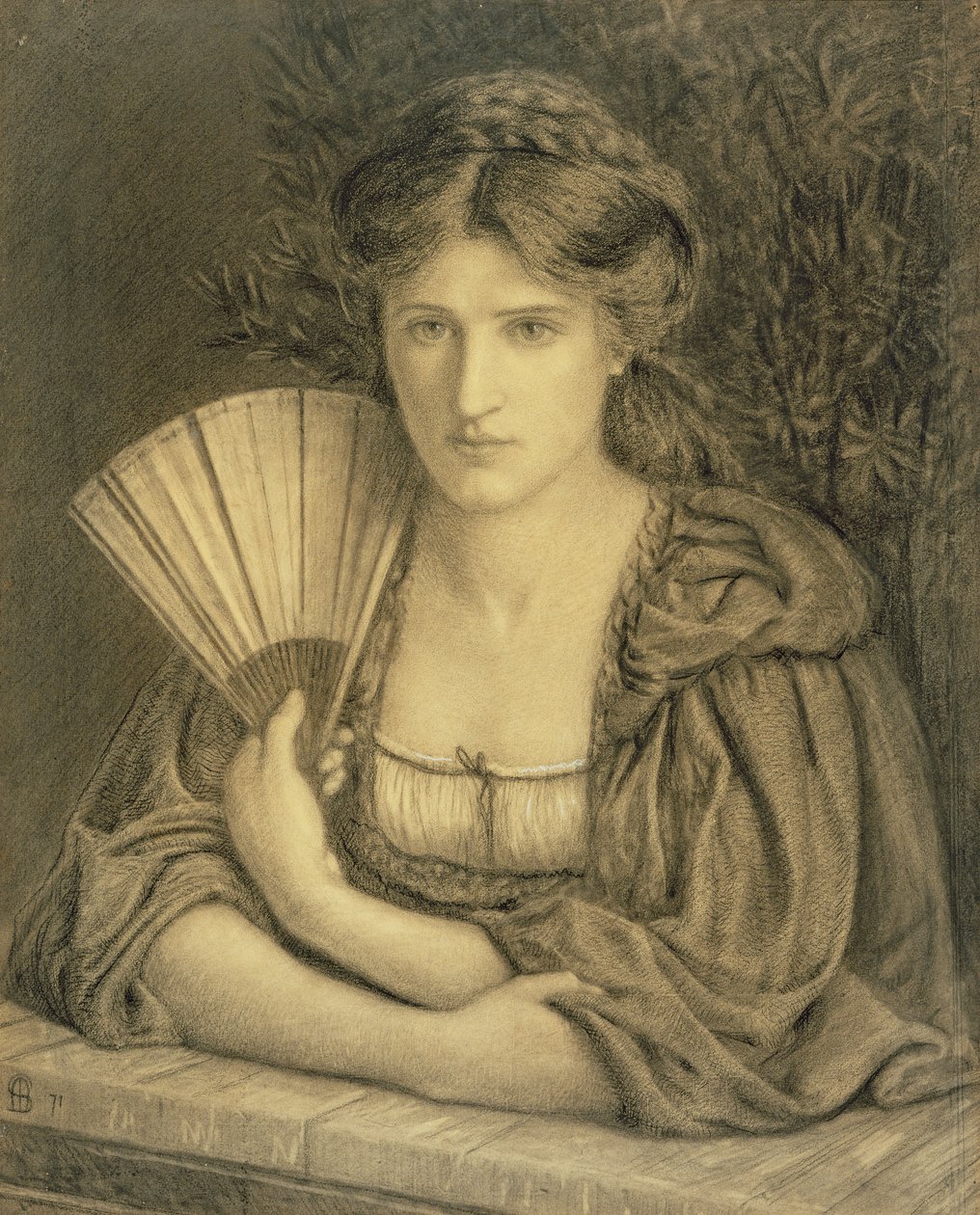 Zelfportret door Marie Spartali Stillman