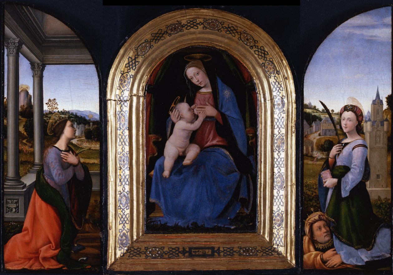 Drieluik door Mariotto Albertinelli