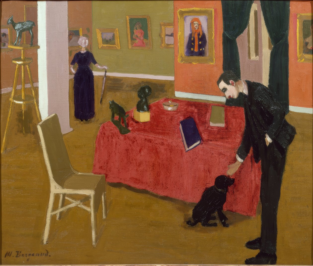Galerij interieur door Marius Borgeaud