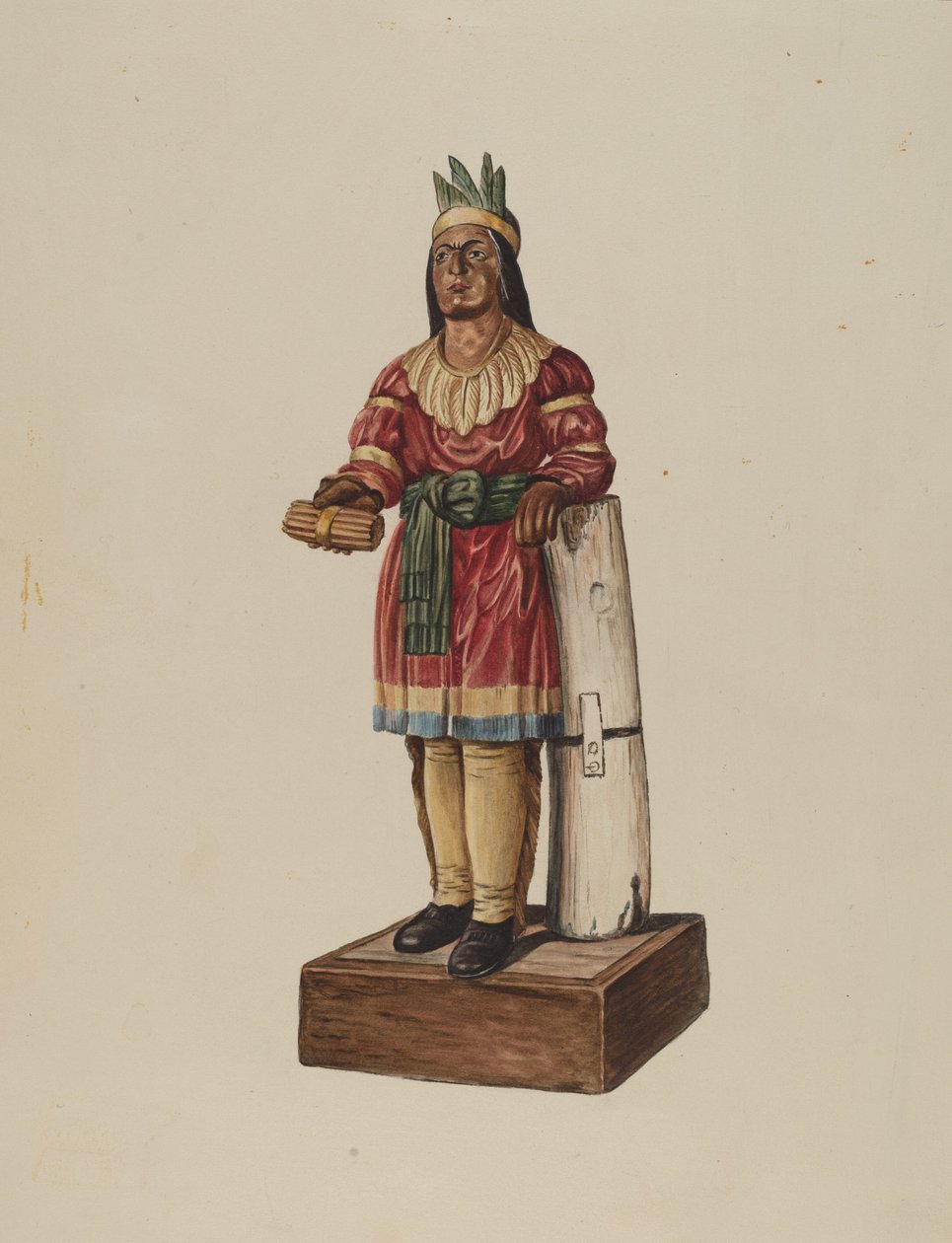 Sigarenwinkel Indiaan door Marius Hansen