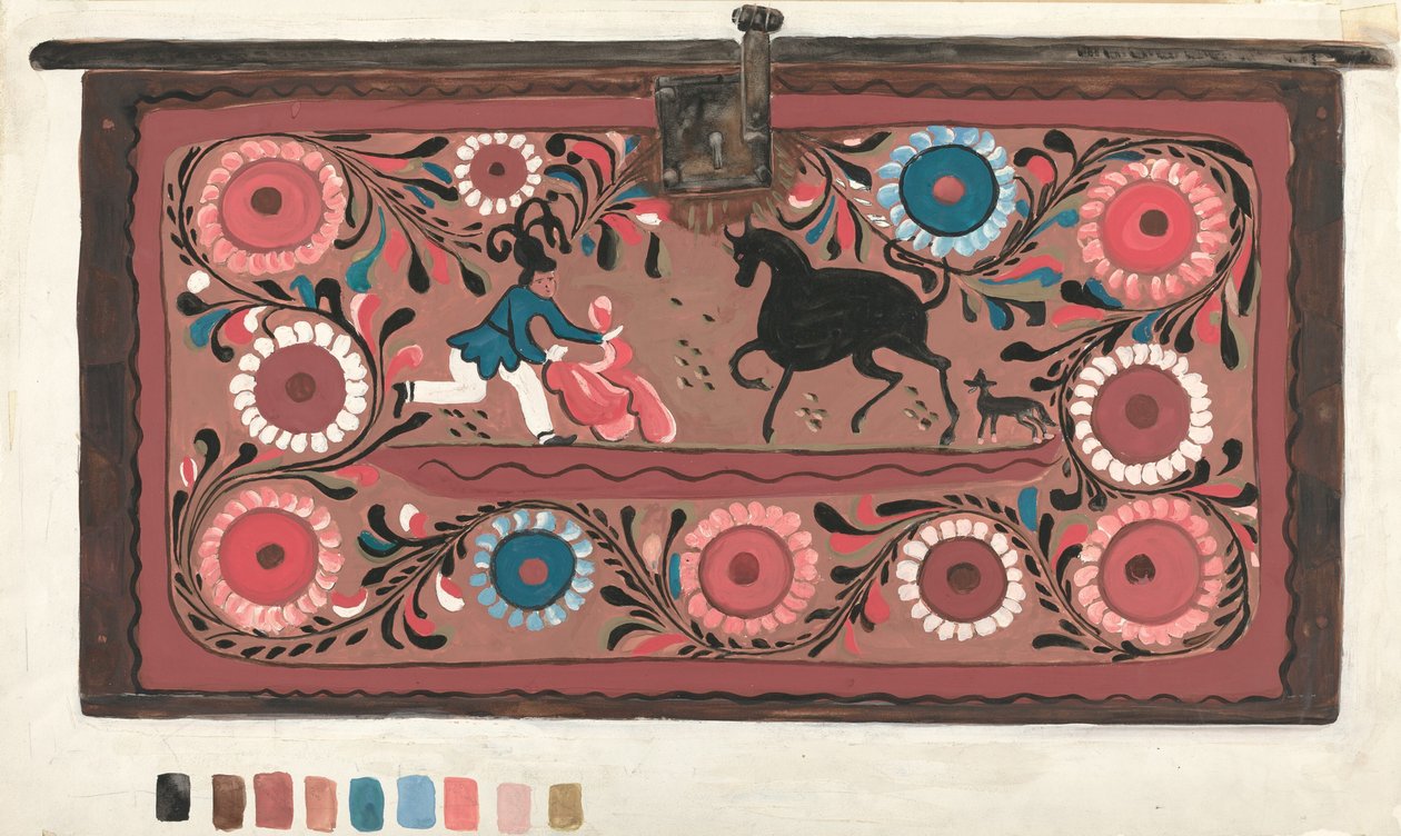 Kist, ca. 1938 door Marjery Parish