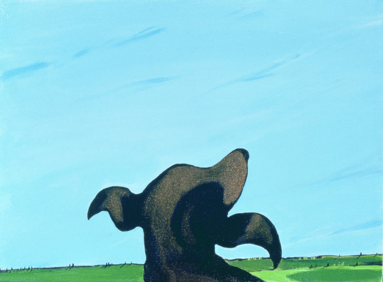 Bronzen profiel #2, 1997 door Marjorie Weiss