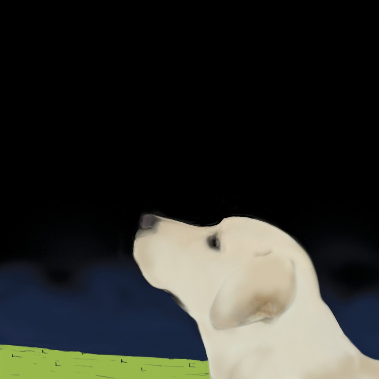 Gele Hond Profiel door Marjorie Weiss