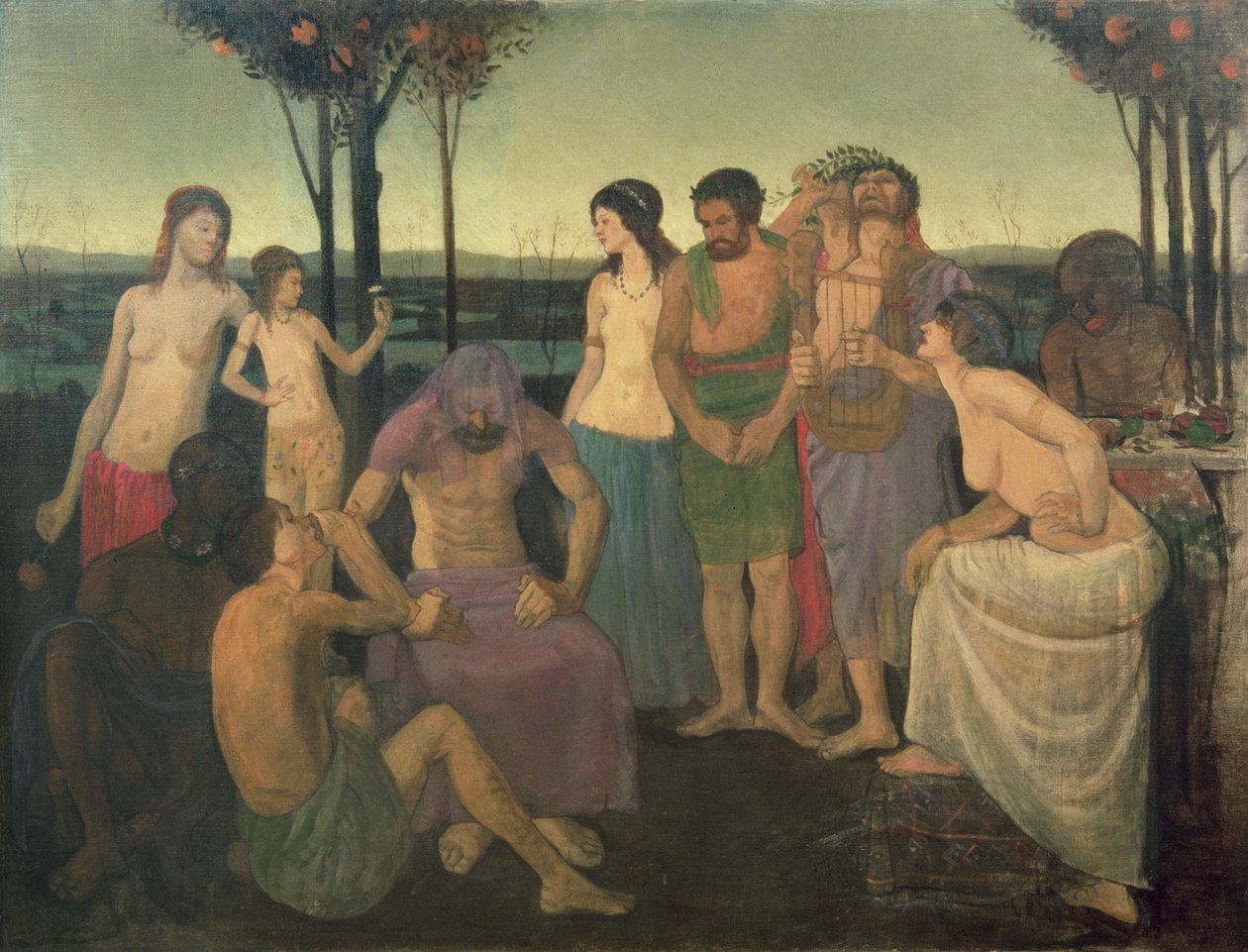 Allegorie door Mark Gertler